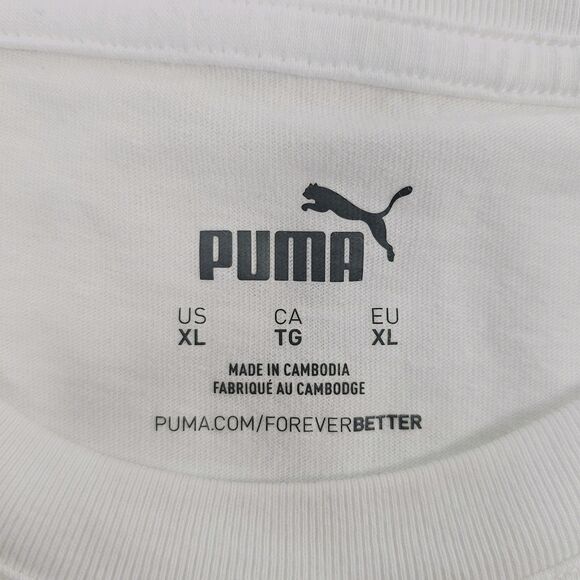 Puma 2024 Formula 1 Men's Miami GP T-shirt Size XL White Cotton - Picture 3 of 7